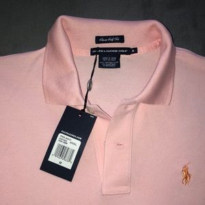 New Ralph Lauren Golf Polo in Pink, size M